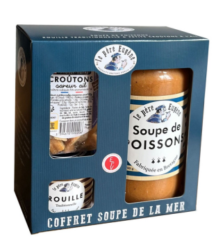Meeresfrüchte Suppenbox - Bretagne - franzoesische Spezialitaet - franzoesische Feinkost - bretonische Feinkost - Peere Eugene